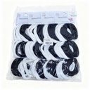 COLAS LYCRA BLANCA Y NEGRA 6CM X6