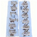 GANCHETA CORAZON METALICA BRILLANTE