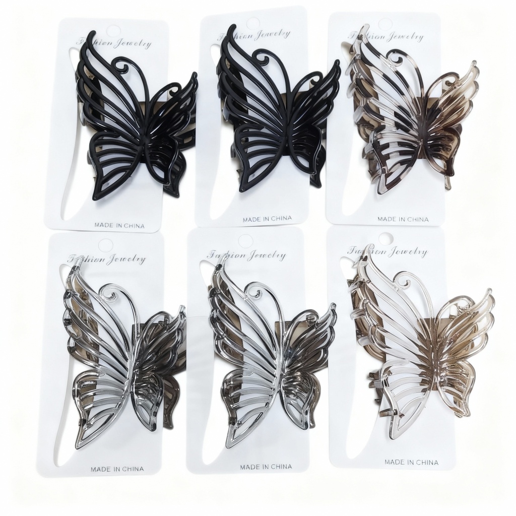 GANCHETA MARIPOSA COLORES TIERRA