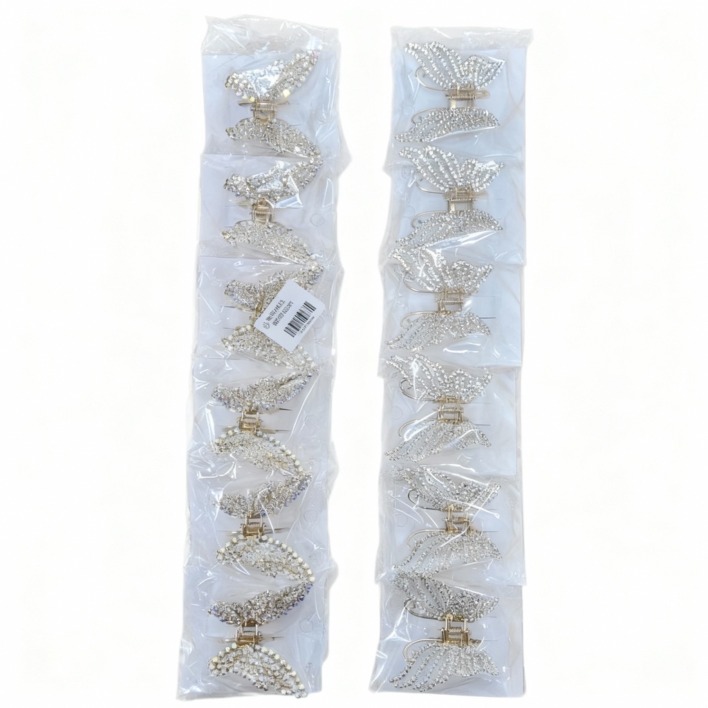 GANCHETA MATAL MARIPOSA BILLANTE