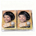 GORRO SATIN DE NIÑA NEGRO