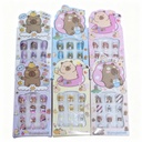 KIT DE UÑAS CAPYBARA  PARA NIÑA 