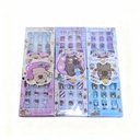 KIT DE UÑAS CAPYBARA  PARA NIÑA 