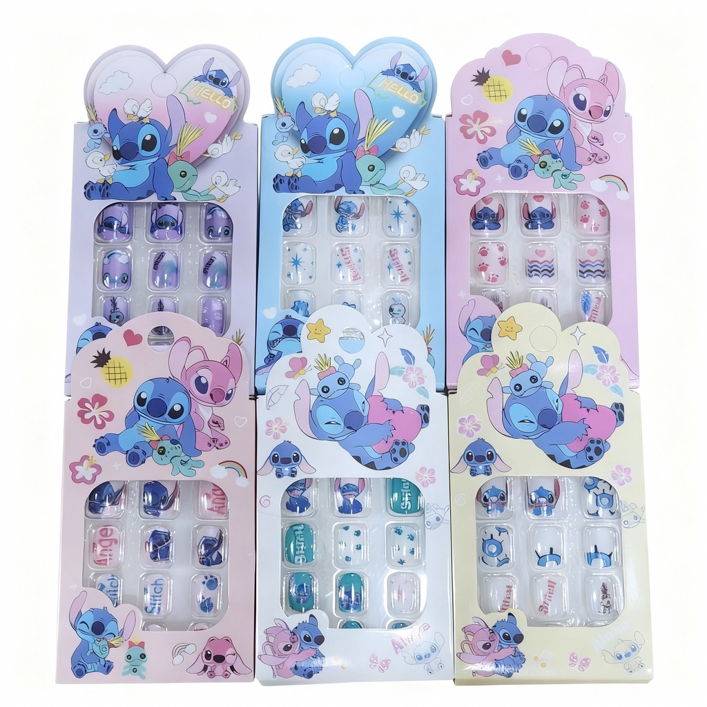 KIT DE UÑAS STITCH PARA NIÑA 