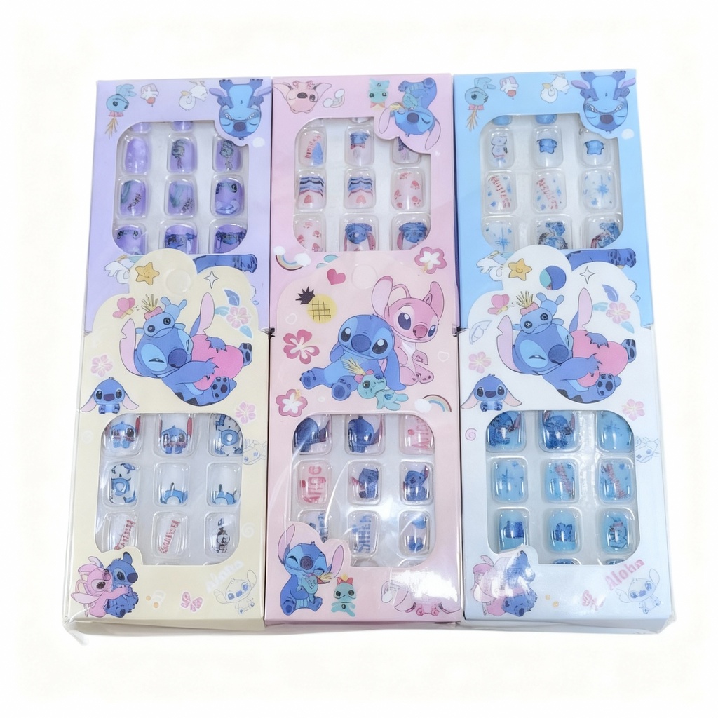 KIT DE UÑAS STITCH PARA NIÑA 