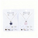 SET COLLAR Y TOPITOS NIÑA FLOR