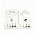 SET COLLAR Y TOPITOS NIÑA LAZO