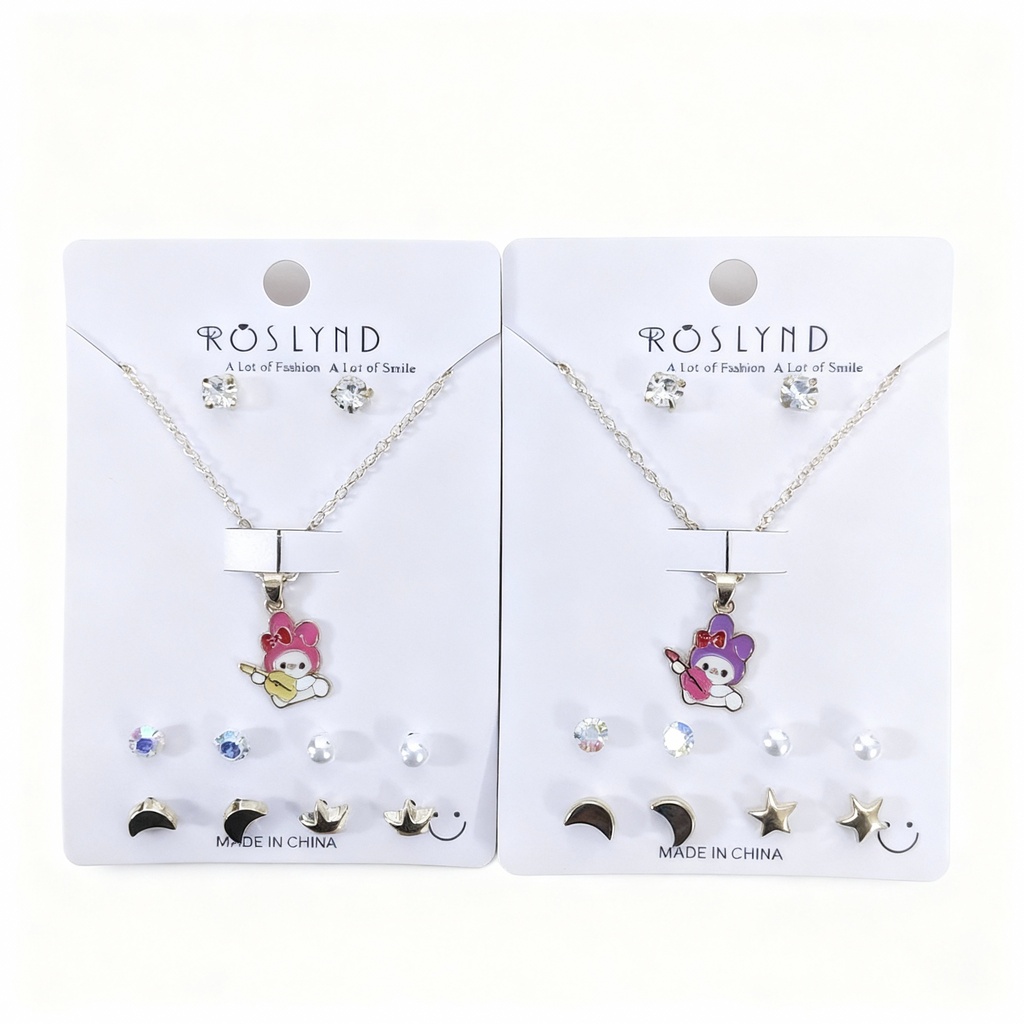 SET COLLAR Y TOPITOS NIÑA SANRIO