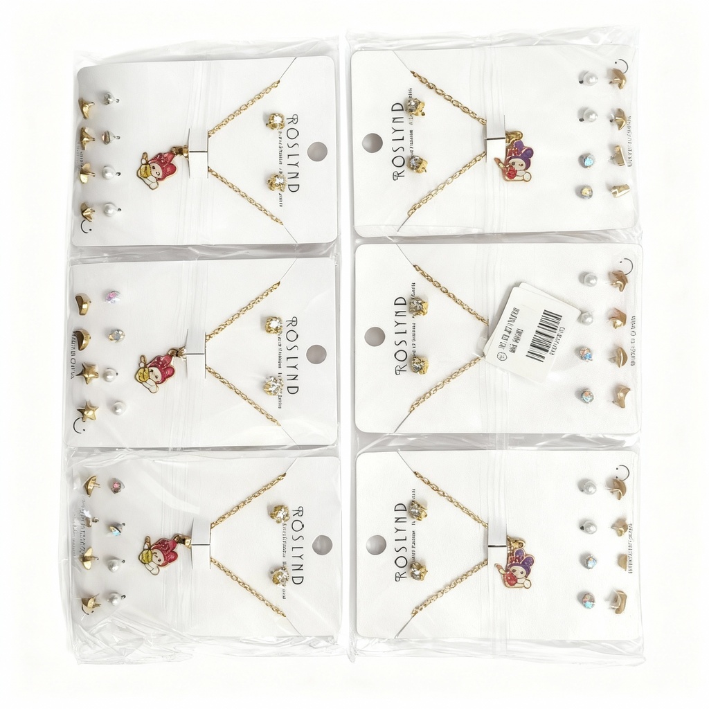 SET COLLAR Y TOPITOS NIÑA SANRIO