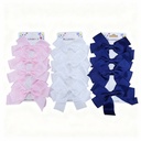 SET GACHOS LAZOS UNICOLOR X 4