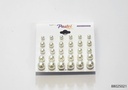ZARCILLOS TOPITOS PERLA SET DE 15