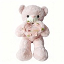 PELUCHE OSO CORAZON FLOR