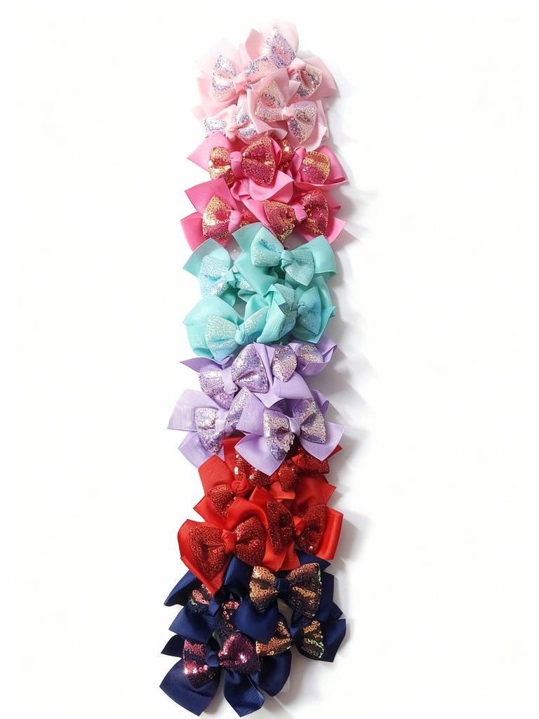 GANCHOS LAZO LENTEJUELAS X2