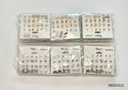 ZARCILLOS TOPITOS MARIPOSA SET DE 12