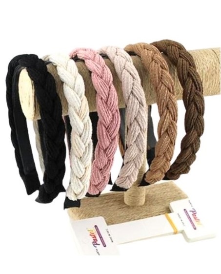 CINTILLOS TRENZADOS CAFÉ