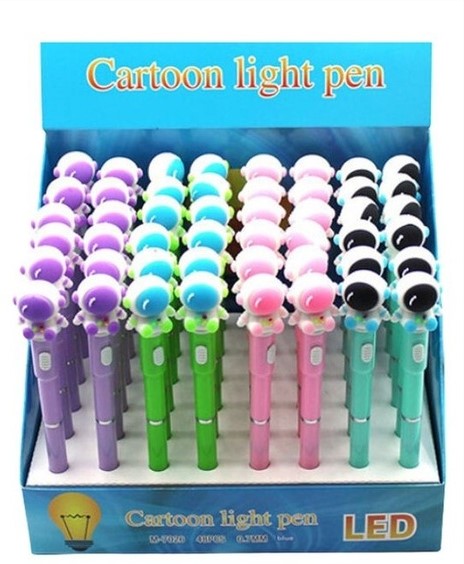 BOLIGRAFOS LED ASTRONAUTAS