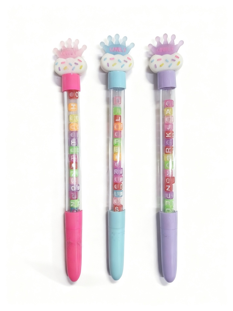 BOLIGRAFO LETRAS CORONA