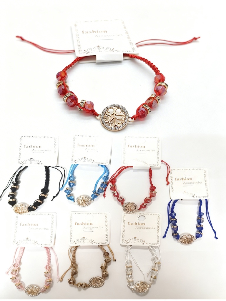 PULSERA HILO PIEDRA ARBOL DE LA VIDA