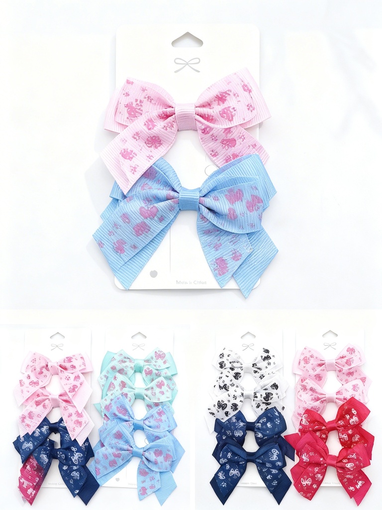 SET GANCHO LAZO ESTAMPADO X4