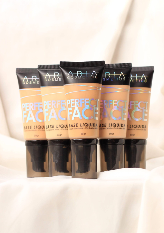 BASE LIQUIDA PERFECT FACE DE ARIA COSMETICS