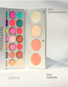 PALETA PROFESIONAL MAJESTIC EVOLUTION CON 49 SOMBRAS + 2 RUBORES + 2 ILUMINADORES