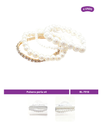 PULSERA  PERLA X4