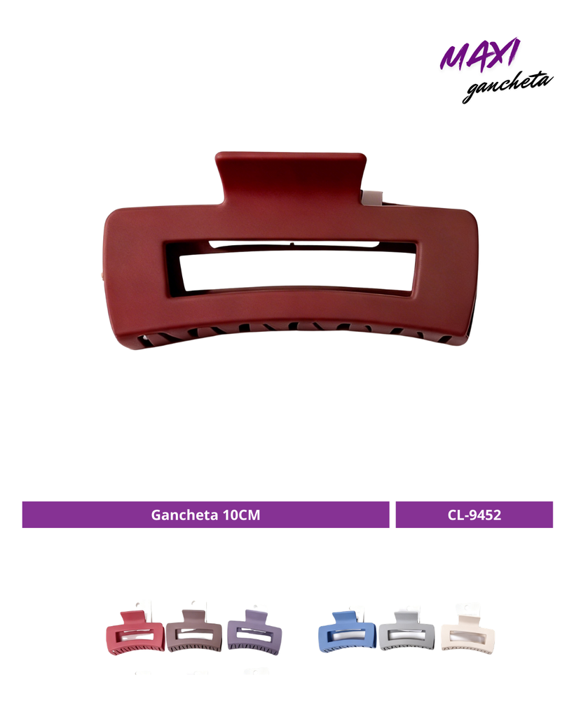 GANCHETA CUADRADA 10CM MATE COLOR PASTEL