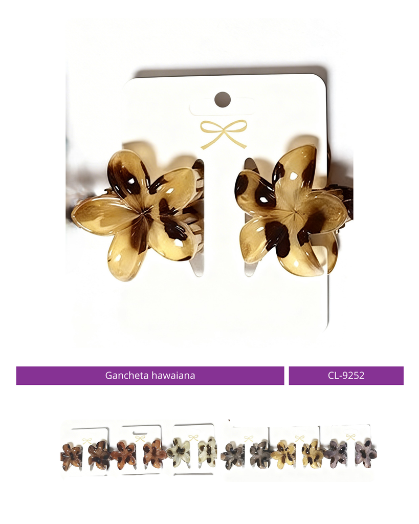 GANCHETA HAWAIANA PINTAS X2