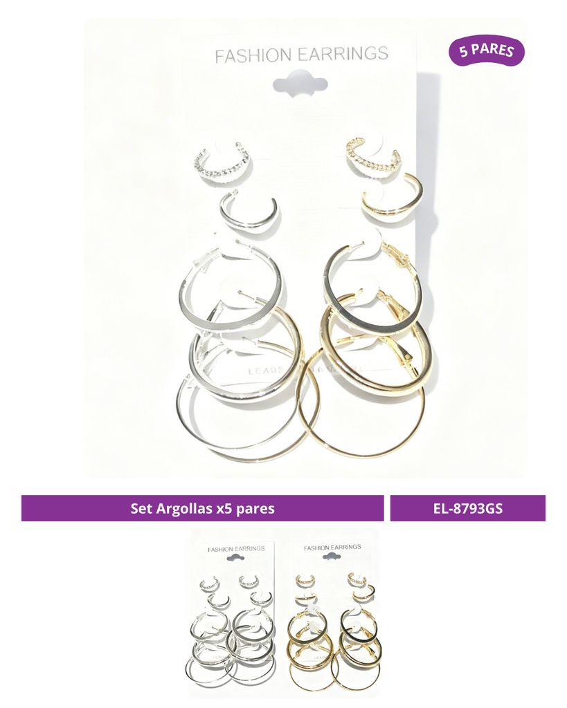 SET ARGOLLA POR 5
