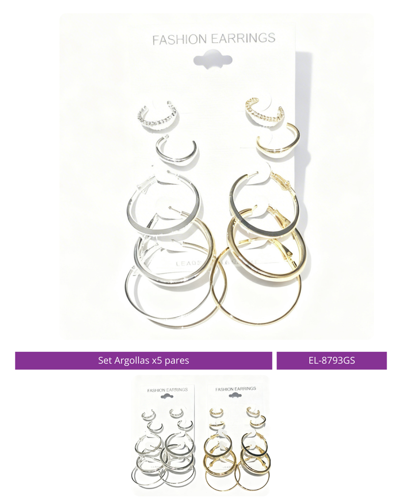 SET ARGOLLA POR 5