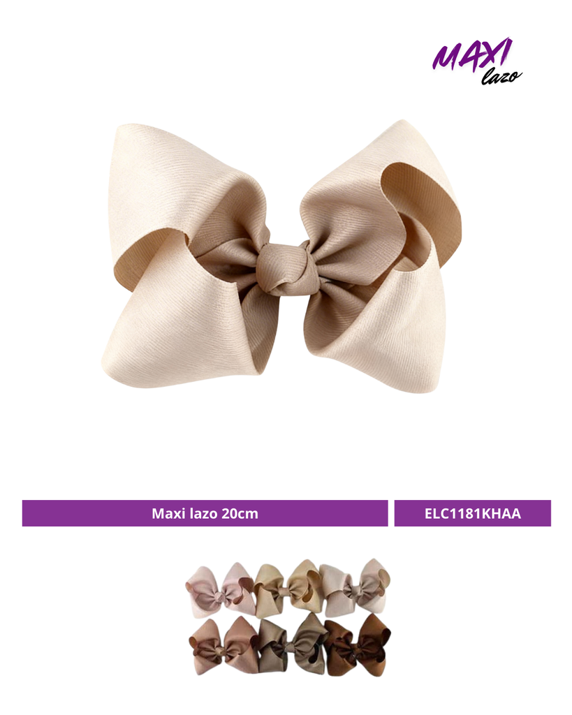 MAXI LAZO 20CM COLORES TIERRA