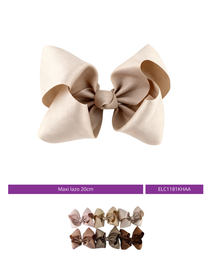 MAXI LAZO 20CM COLORES TIERRA