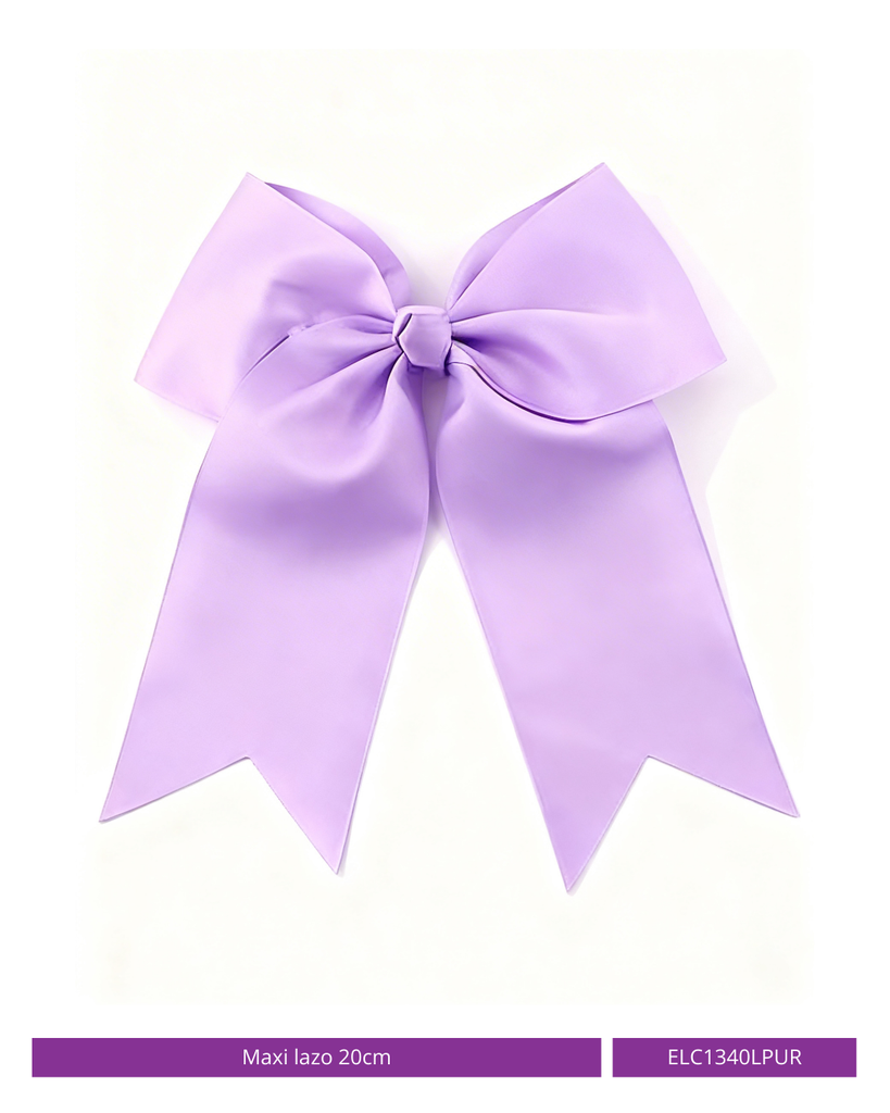 MAXI LAZO 20CM COQUETTE LILA 