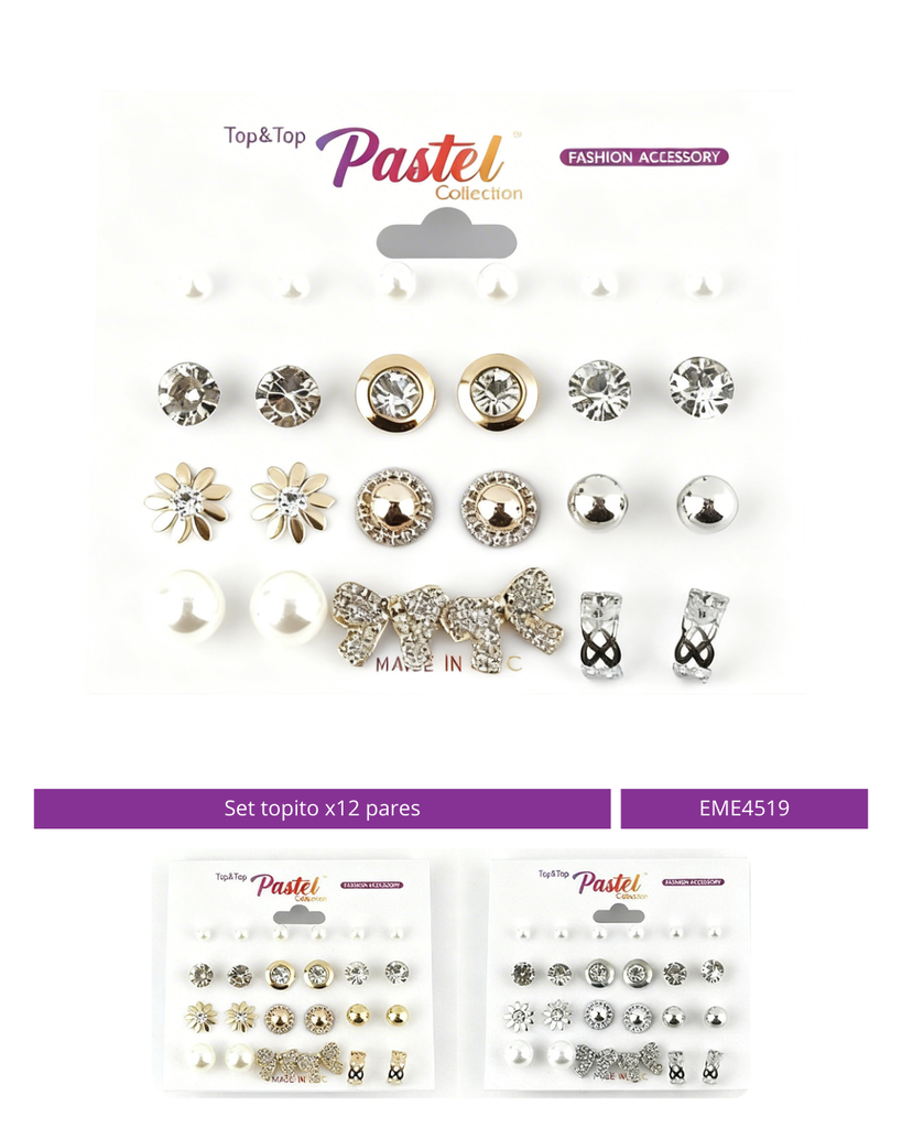 SET TOPITO MARIPOSA X12