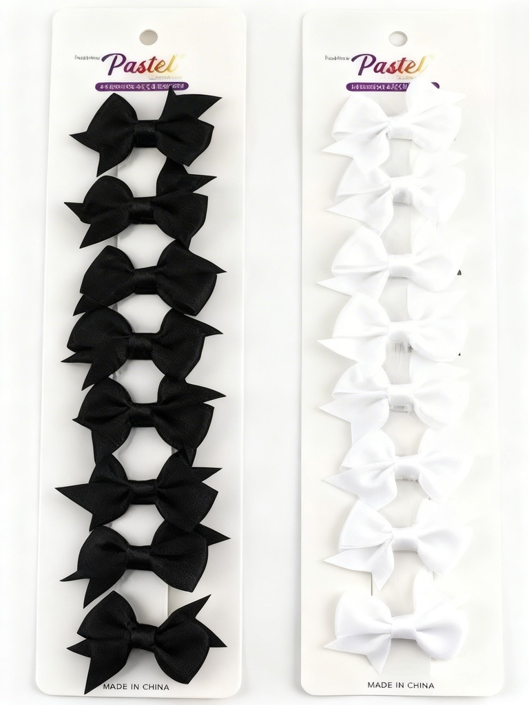 SET GANCHO LAZO BLANCO Y NEGRO X8