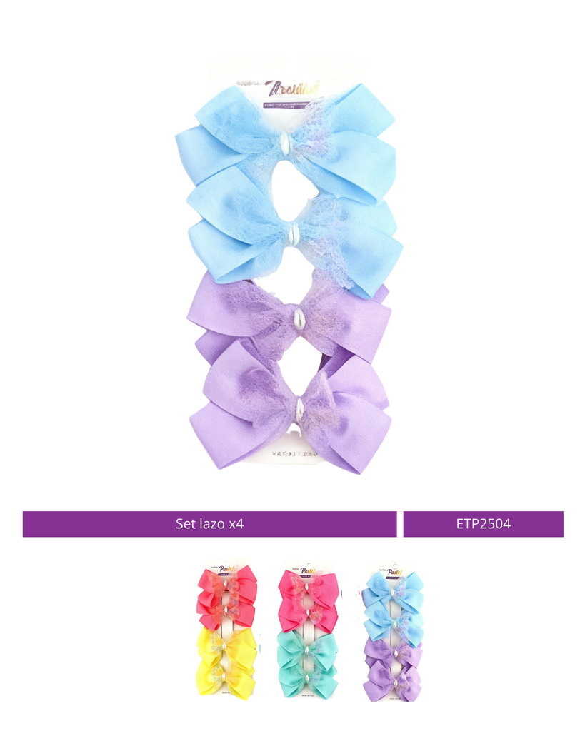 SET DE LAZO MARIPOSA X4