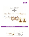 SET TOPITO CORAZON  ARGOLLA X6