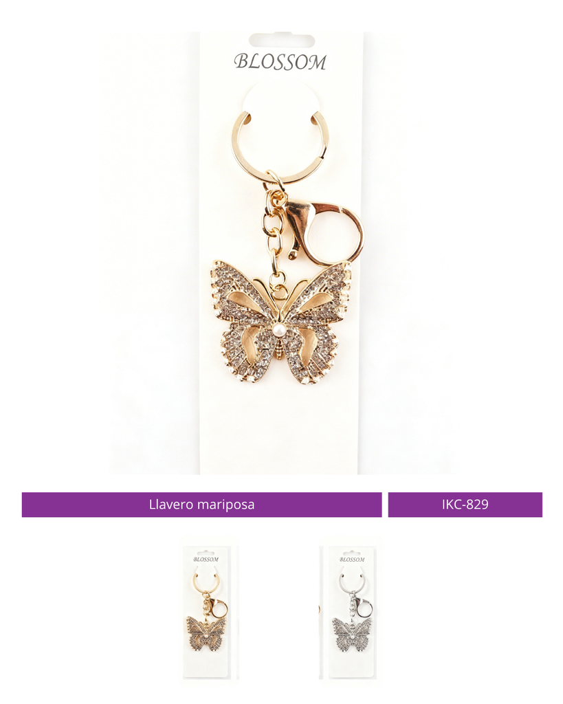 LLAVERO MARIPOSA