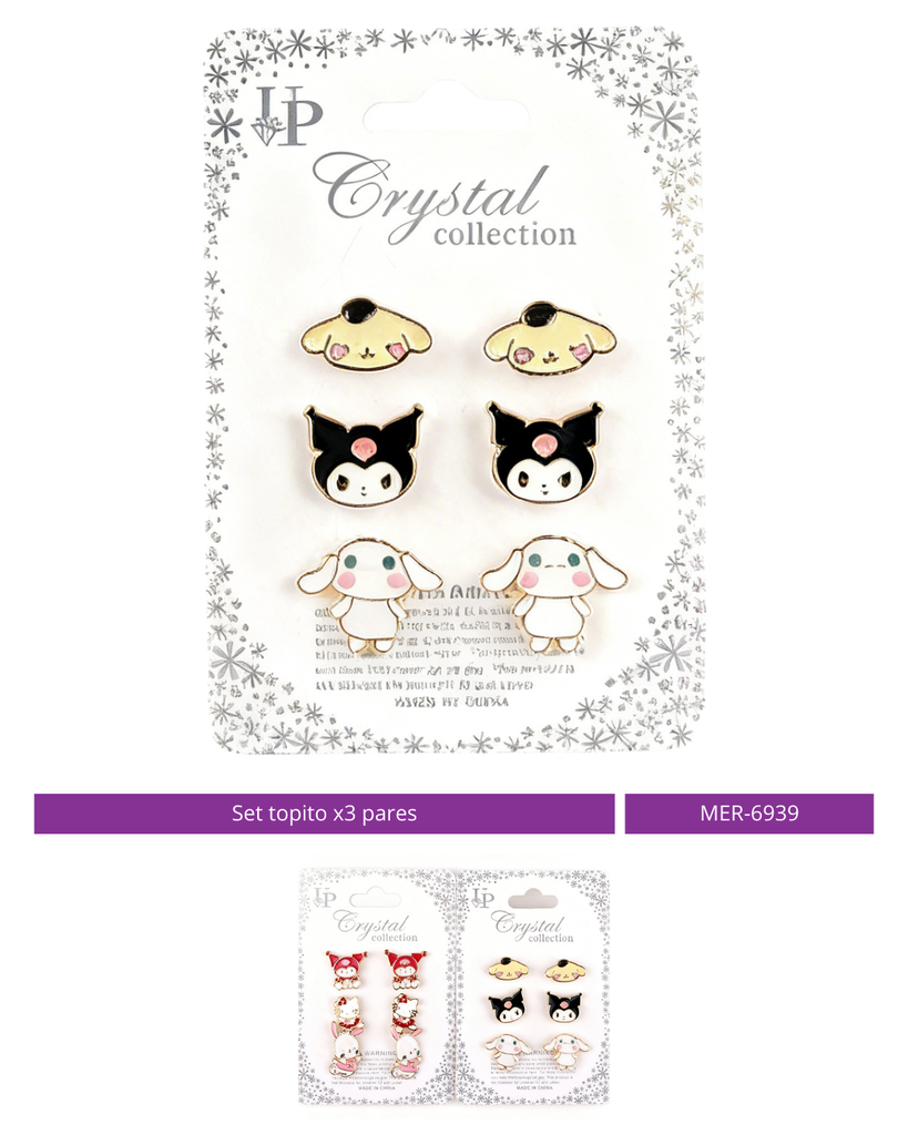 SET TOPITO KUROMI X3