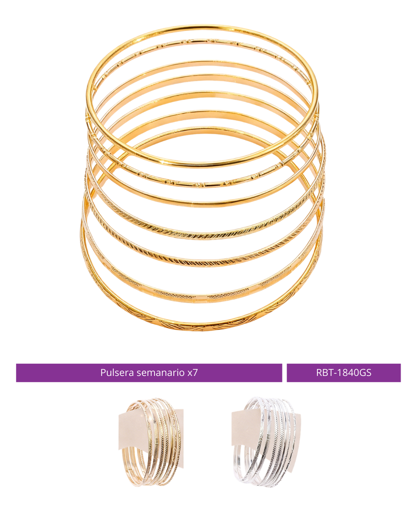 PULSERA SEMANARIO X7