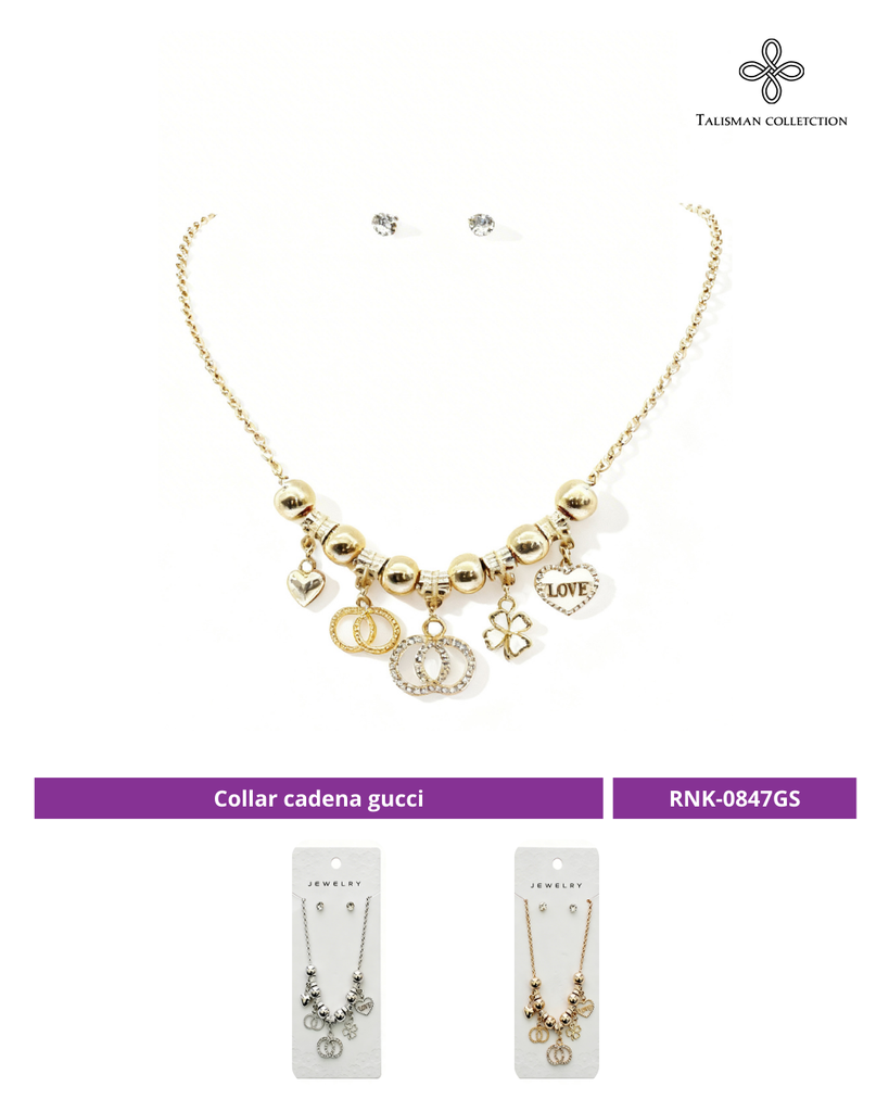 COLLAR CADENA GUCCI X3