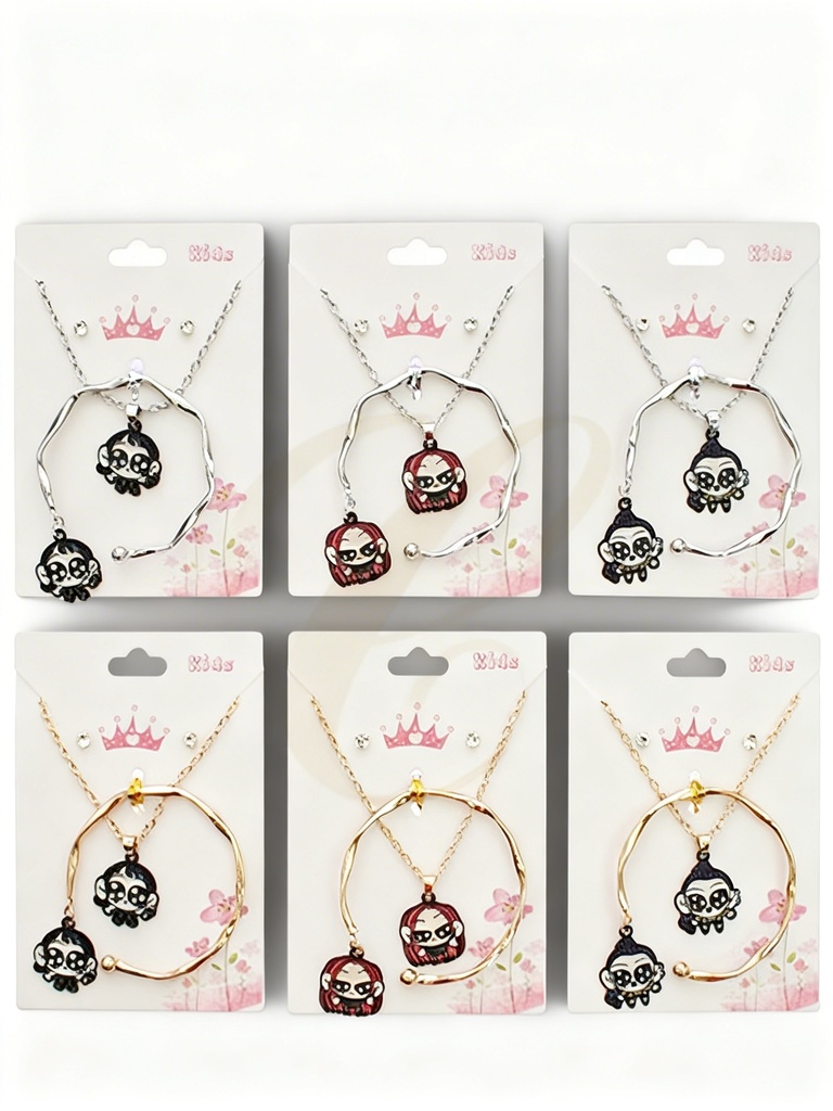 SET COLLAR Y PUSERA CHICAS SUPER PUFF