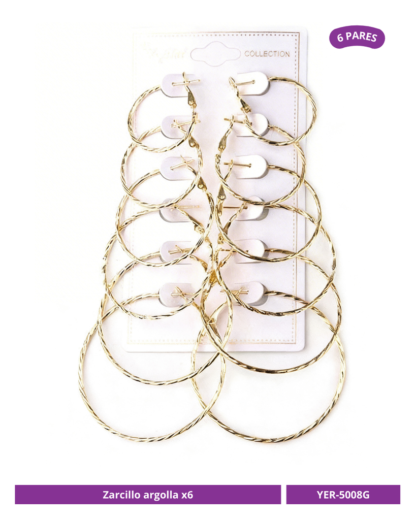 ZARCILLO ARGOLLA TROQUELADO X6