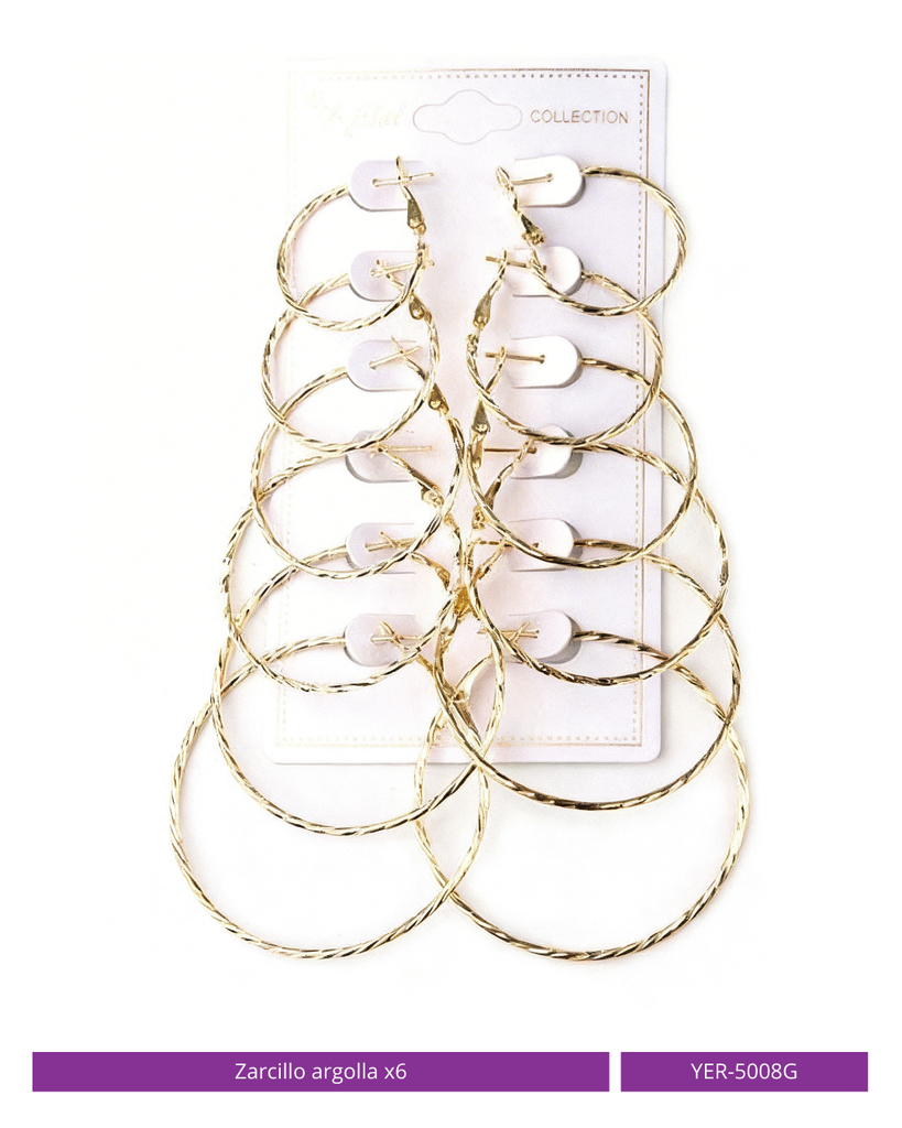ZARCILLO ARGOLLA TROQUELADO X6