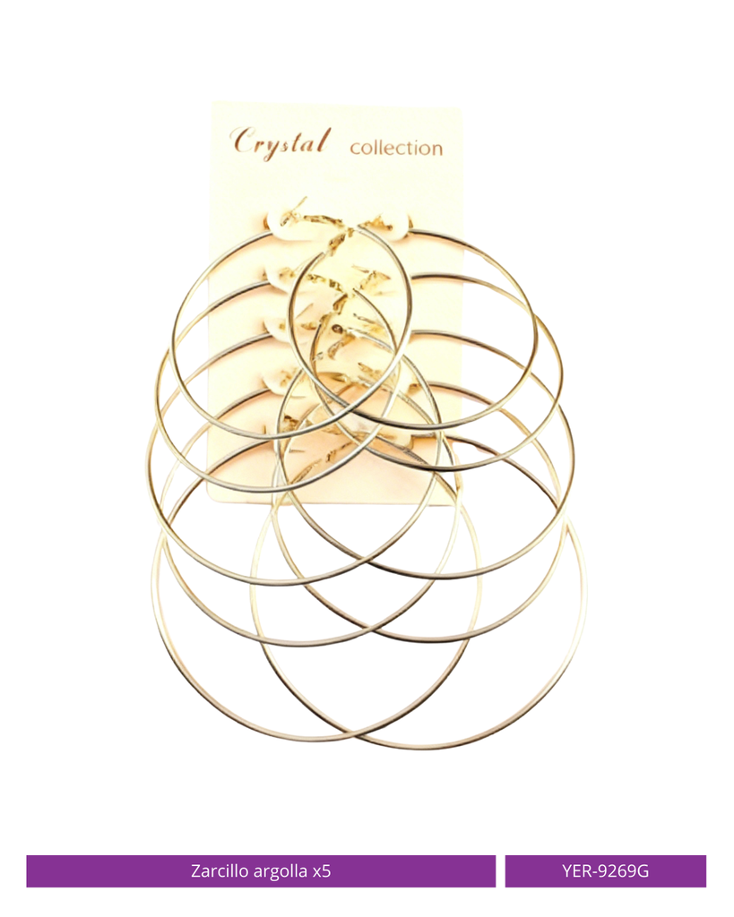 ZARCILLO ARGOLLA DORADA LISA 5