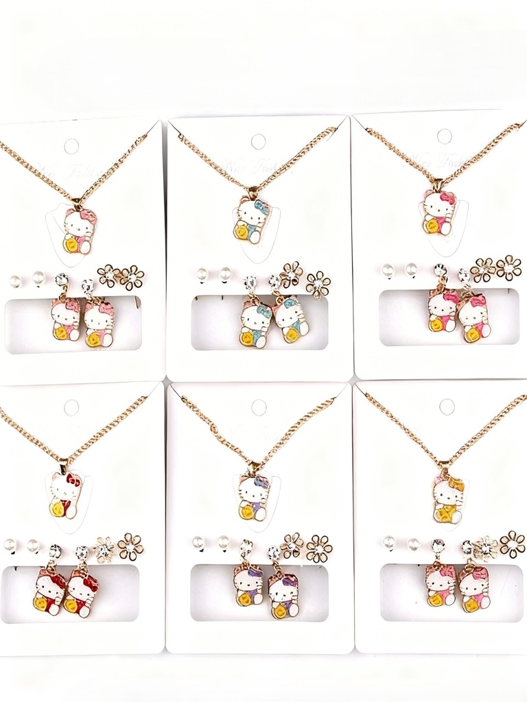 SET COLLAR TOPITO HELLO KITTY 