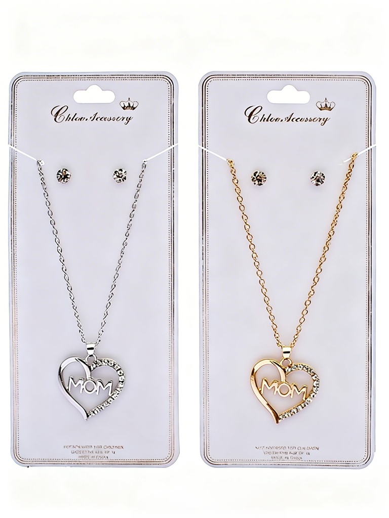 COLLAR CADENA CORAZON MOM