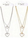 COLLAR CORAZON X2