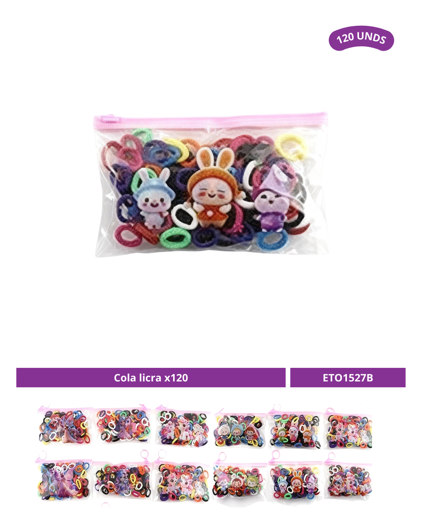 COLA LYCRA COLORE PAQUETE X120 