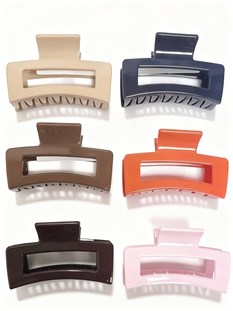 GANCHETA CUADRADA 8CM COLOR PASTEL